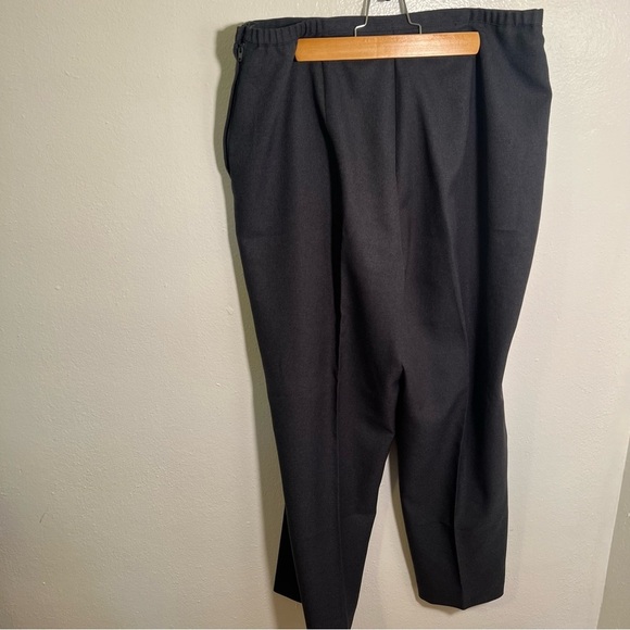 Vintage N Touch Trousers Dress Pants Dark Gray - Picture 6 of 9
